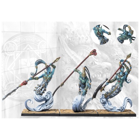 Conquest - Sorcerer Kings - Steelheart Djinn (with Polearms) PBSK304