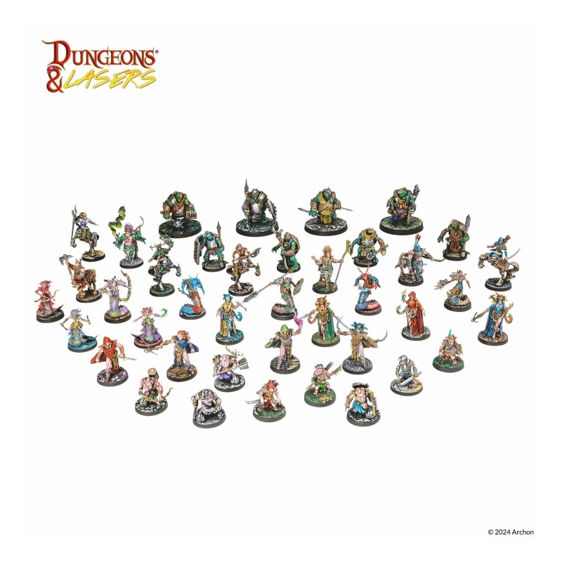 Dungeons & Lasers - Figurines - Beastkin Hybrids : Playable Characters DNL0088