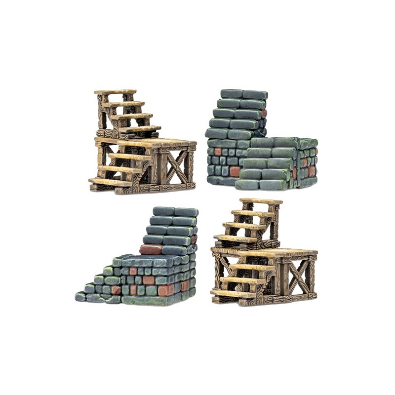 DNL0038 Dungeons & Lasers - Décors - Stairs Pack