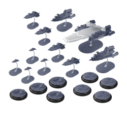 Dystopian Wars - Zamiec Battlefleet Set DWA270014