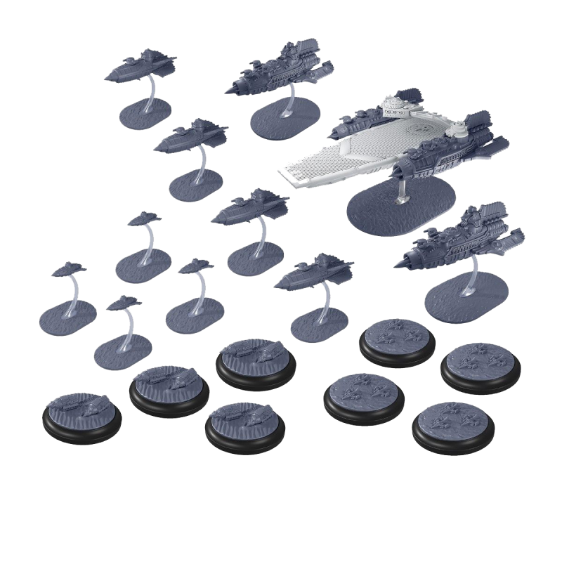 Dystopian Wars - Zamiec Battlefleet Set DWA270014