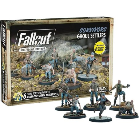 MUH052284_Fallout Wasteland Warfare - Survivors - Ghoul Settlers (The Slog)