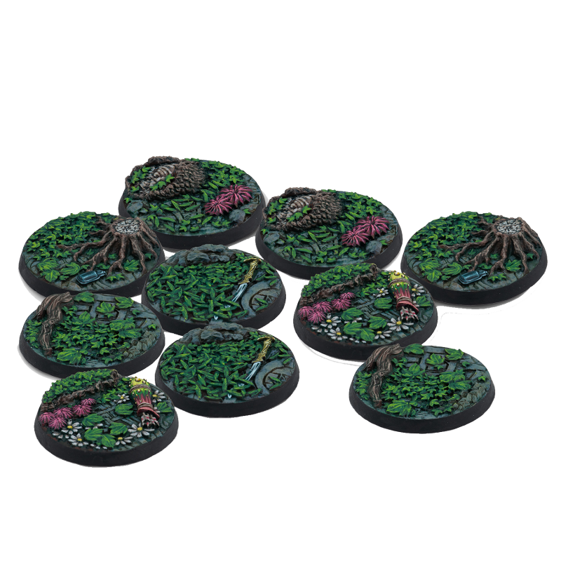 Warcrow - 30mm Sÿenann  Scenery Bases, Alpha Series WW20004-0023