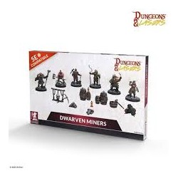 Dungeons & Lasers - Figurines - Dwarven Miners