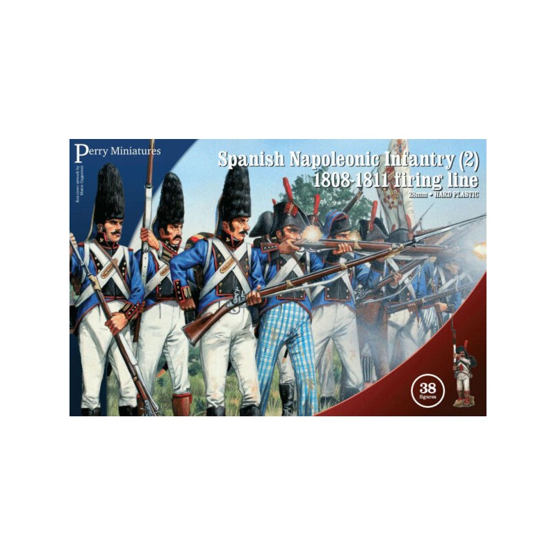 Perry Miniatures - Spanish Napoleonic Infantry (2) firing Line v1808-1811 PEM-SPA80
