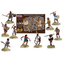 Victrix Miniatures - Greek Peltasts, Javelin Men and Slingers VXA006