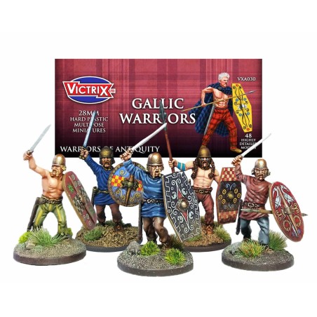 Victrix Miniatures - Unarmoured Gallic WarriorsVXA030