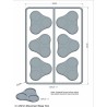 Victrix Miniatures - Plastic Bases Set 9. Skirmish movement trays for 25mm round bases