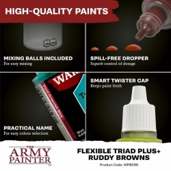 Army Painter - Ruddy Browns Flexible Triad PLUS+