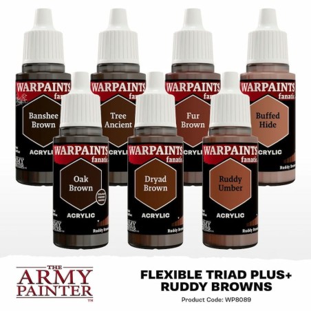Army Painter - Ruddy Browns Flexible Triad PLUS+ WP8089
