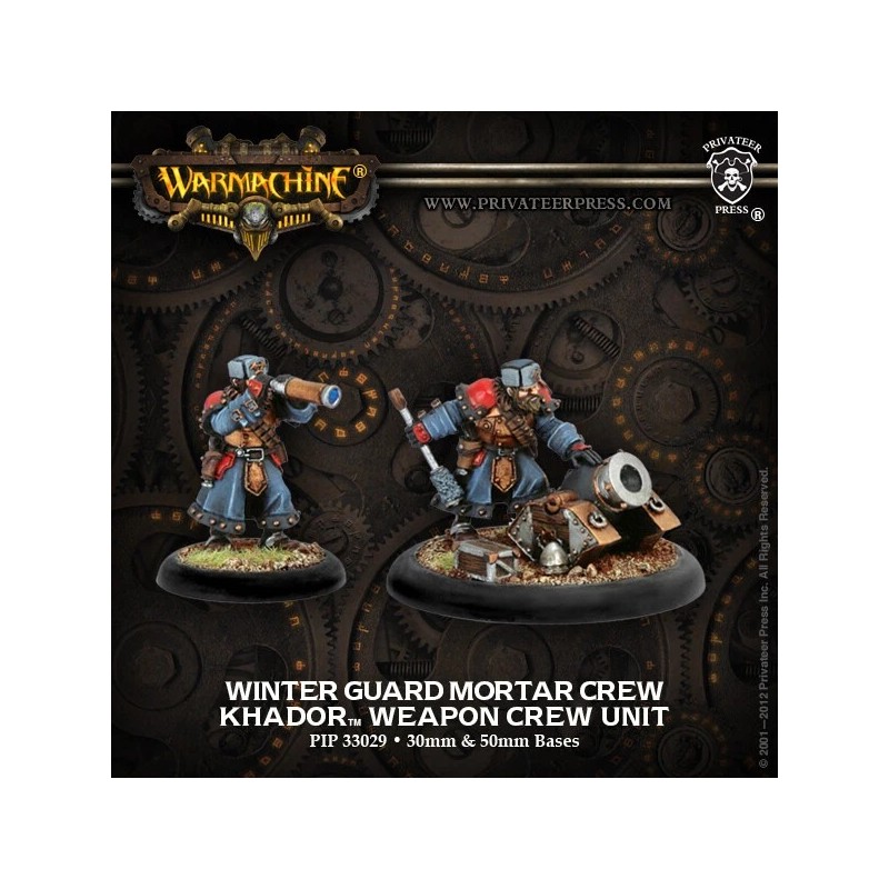 Warmachine - Khador - Mortier Warmachine Khador Winterguard  PIP33029