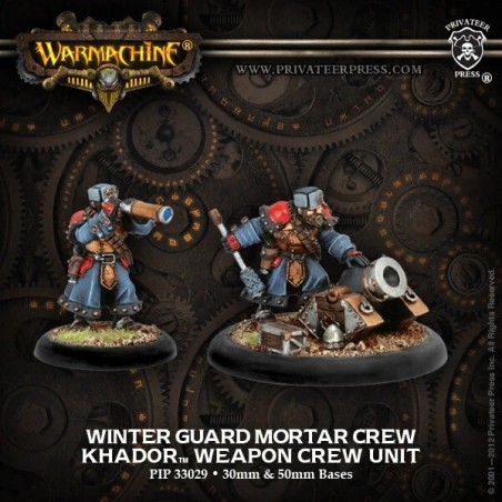 Warmachine - Khador - Mortier Warmachine Khador Winterguard  PIP33029