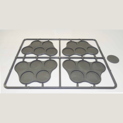 Victrix Miniatures - Plastic Bases Set 8. Skirmish movement trays for 25mm round bases