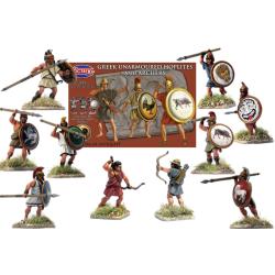 Victrix Miniatures - Greek Unarmoured Hoplites and archers