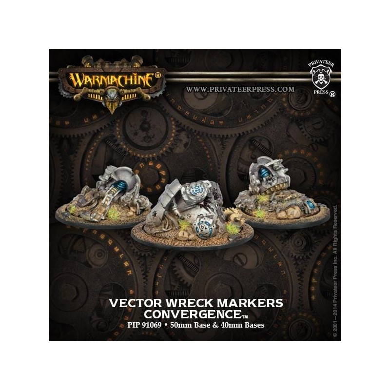 Warmachine - Convergence Of Cyriss - Vector Wreck Markers PIP91069