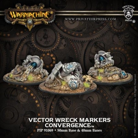 Warmachine - Convergence Of Cyriss - Vector Wreck Markers PIP91069