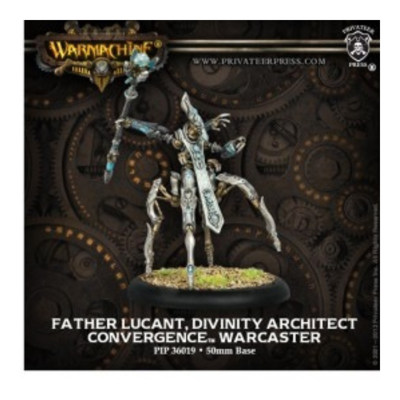 Warmachine - Convergence Of Cyriss -  Father Lucant Divinity Architect WarcasterPIP36019
