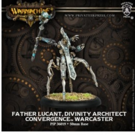 Warmachine - Convergence Of Cyriss -  Father Lucant Divinity Architect WarcasterPIP36019