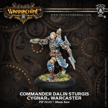Warmachine - Cygnar - Commander Dalin Sturgis PIP31113