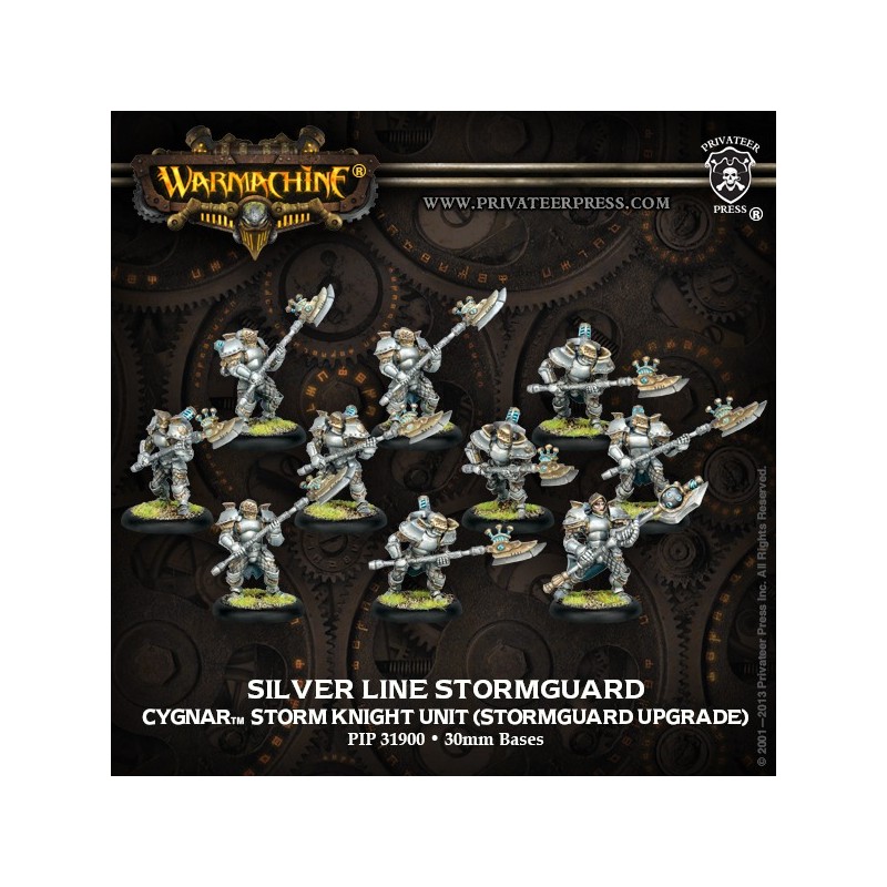 Warmachine - Cygnar - Silver Line Strormguard PIP31900