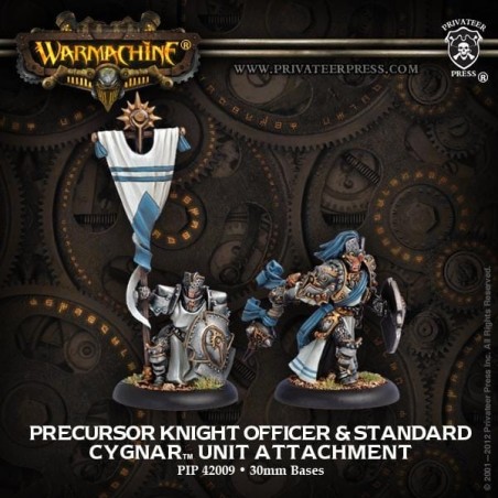 Warmachine - Cygnar - Precursor Knights Officer & Standard PIP42009