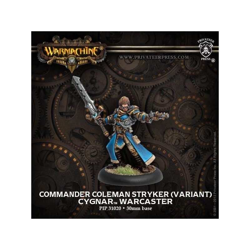 Warmachine - Cygnar - Commander Coleman Stryker PIP31020