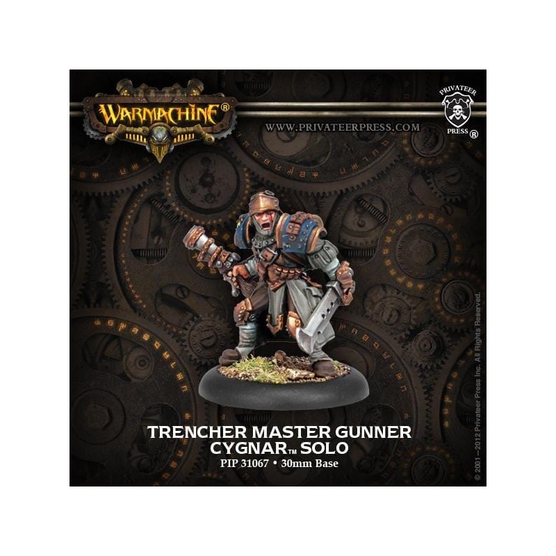Warmachine - Cygnar - Trencher Master Gunner PIP31067