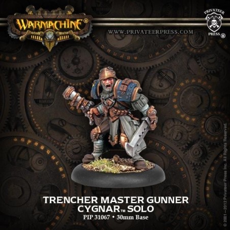 Warmachine - Cygnar - Trencher Master Gunner PIP31067