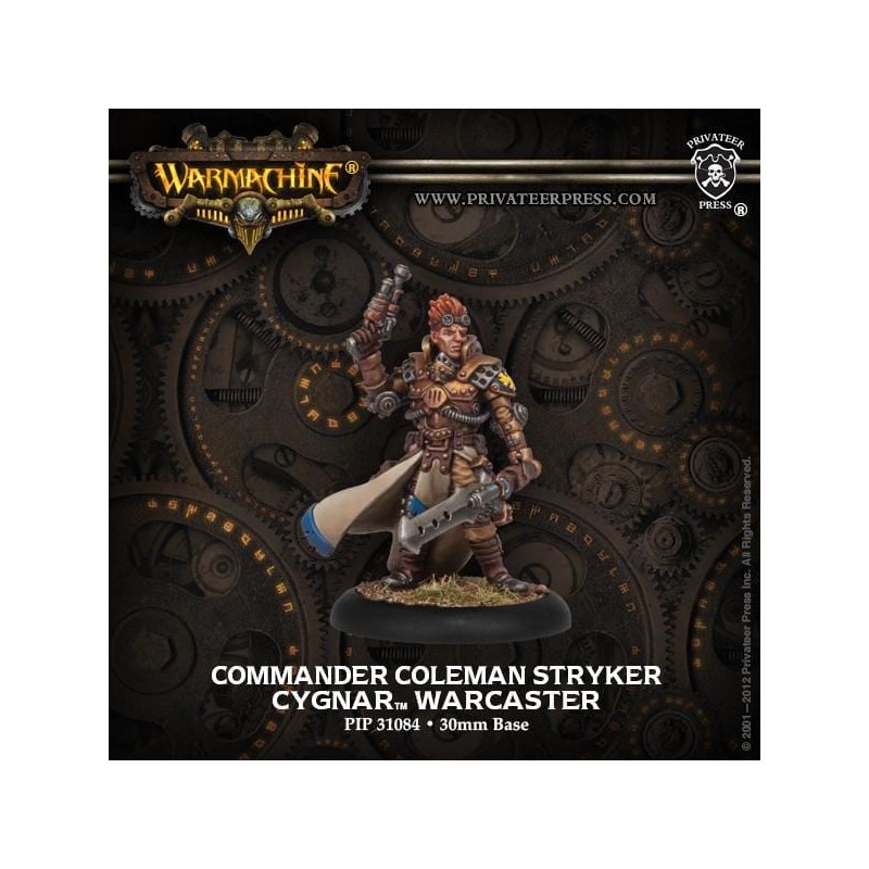 Warmachine - Cygnar - Commander Coleman Stryker PIP31084