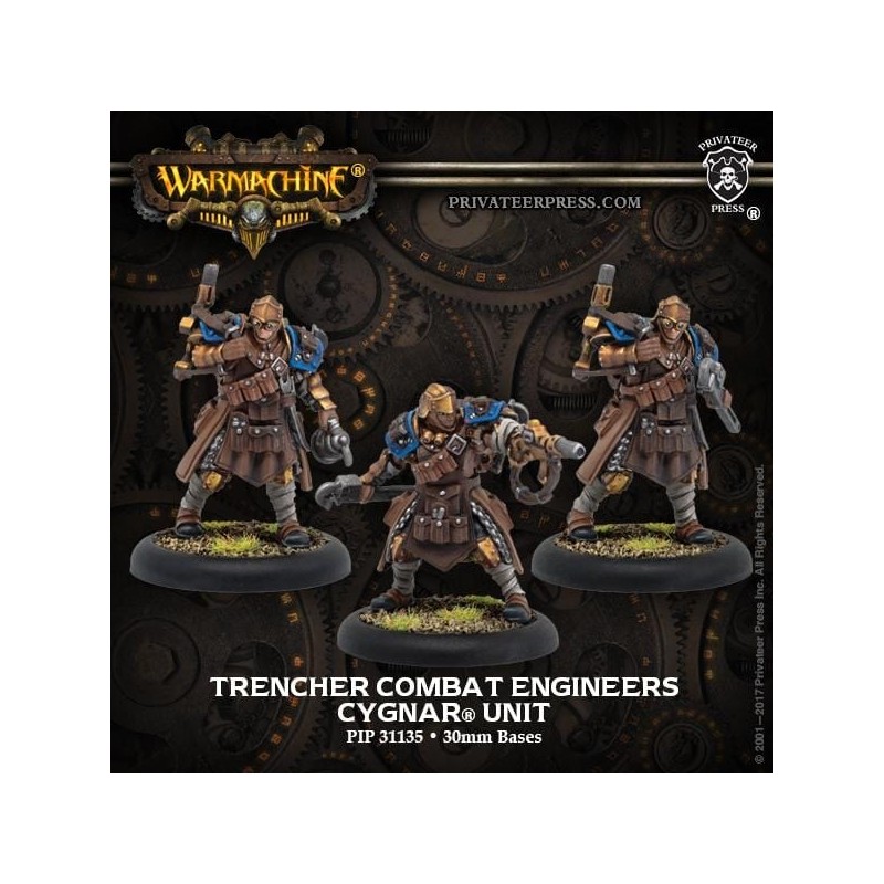 Warmachine - Cygnar - Trencher Combat Engineers PIP31135