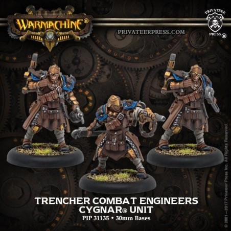 Warmachine - Cygnar - Trencher Combat Engineers PIP31135