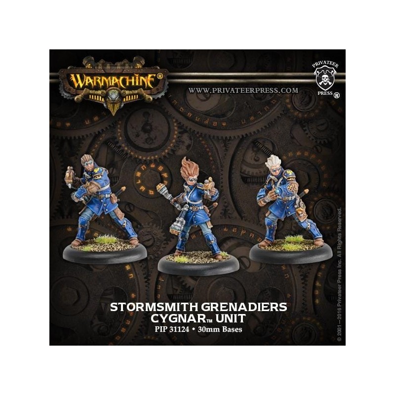 Warmachine - Cygnar - Stormsmith Grenadiers PIP31124
