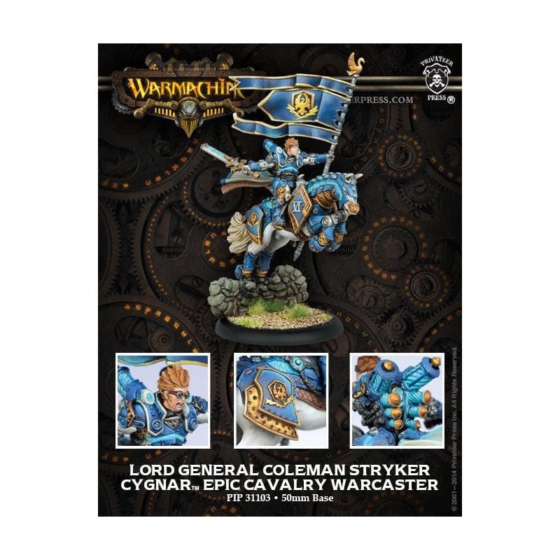 Warmachine - Cygnar - Lord General Coleman Stryker PIP31103