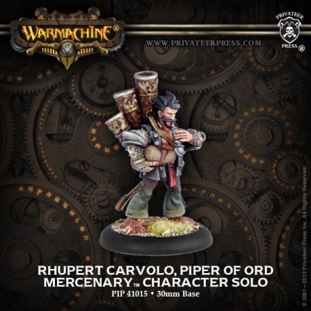Warmachine - Mercenaries - Rhupert Carvolo Piper Of Ord PIP41015