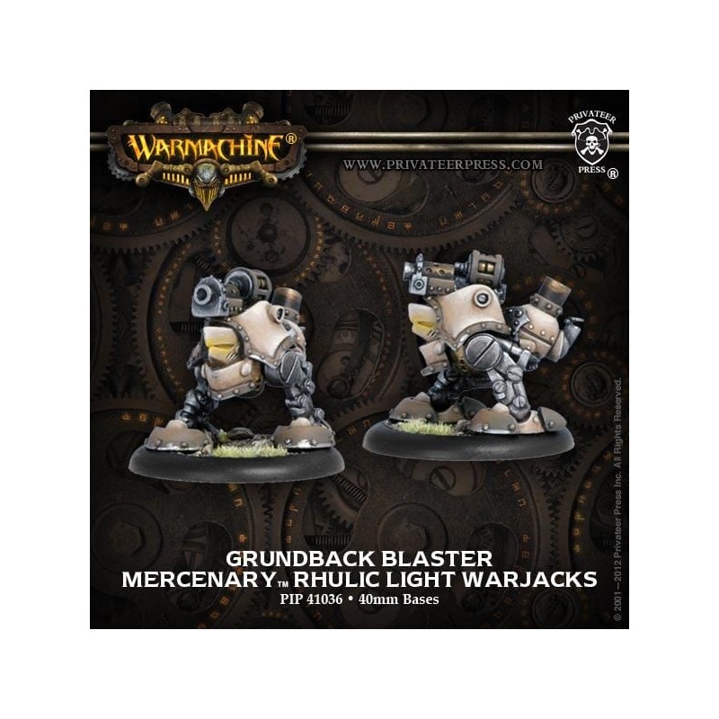 Warmachine - Mercenaries - Grundback Blasters PIP41036