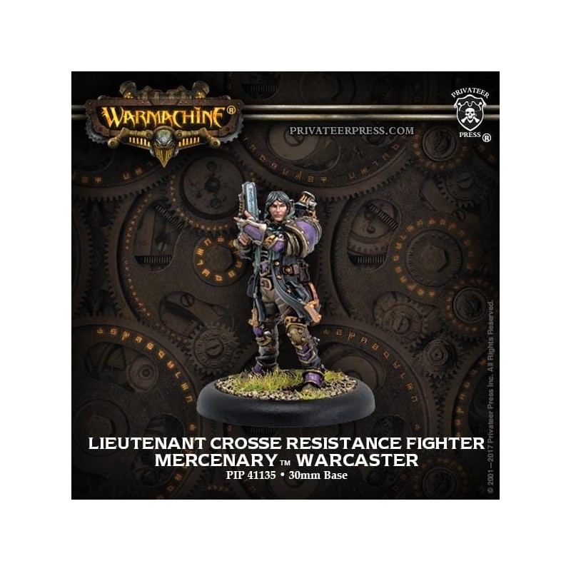 Warmachine - Mercenary - Lieutenant Gastone Crosse, Resistance Fighter PIP41135