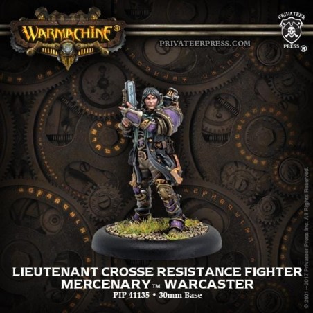 Warmachine - Mercenary - Lieutenant Gastone Crosse, Resistance Fighter PIP41135