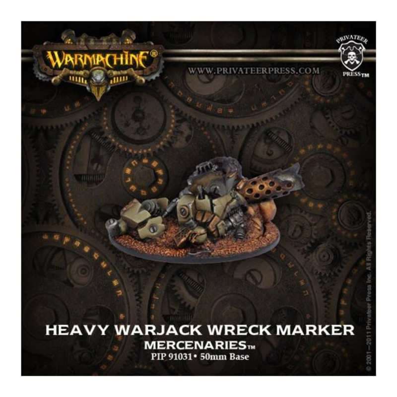 Warmachine - Mercenary - Heavy Warjack Wreck Marker PIP91031