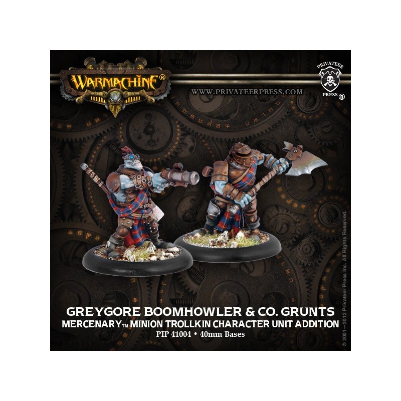 Warmachine - Mercenary - Greygore Boomhowler & Co PIP41004
