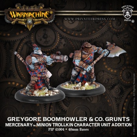 Warmachine - Mercenary - Greygore Boomhowler & Co PIP41004