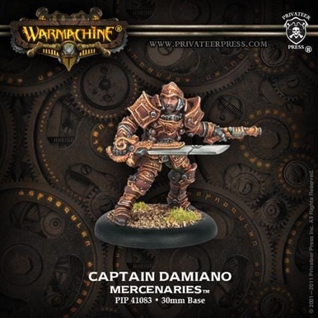 Warmachine - Mercenary - Captain Damiano PIP41083