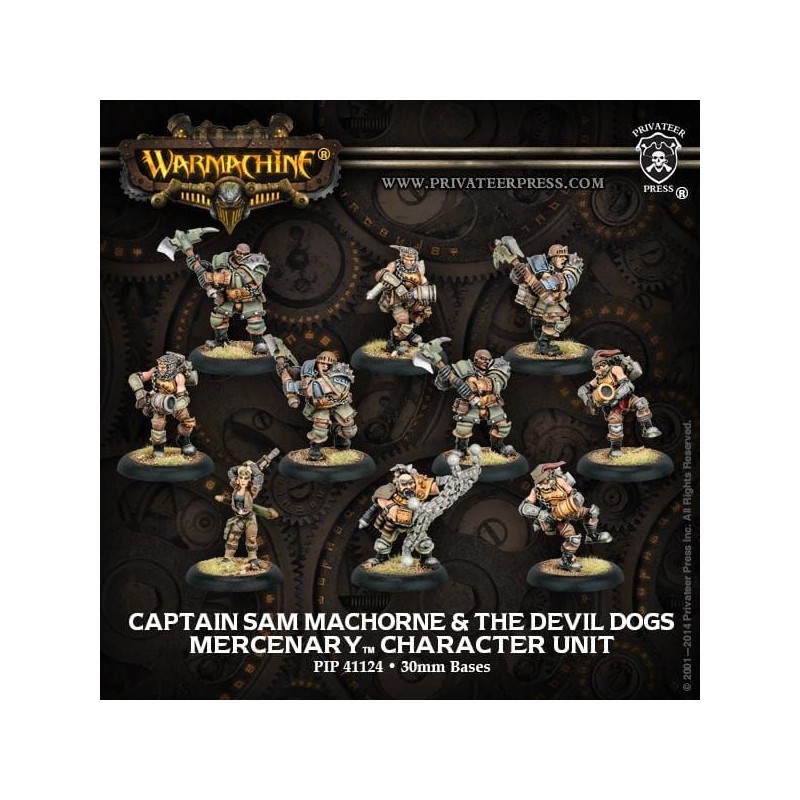 Warmachine - Mercenary - Captain Sam MacHorne & The Devil Dogs PIP41124