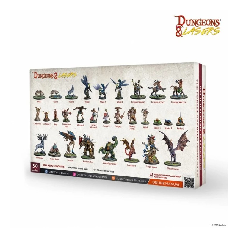 DUNGEONS & LASERS - FIGURINES - WOODLAND DWELLERS DNL0068