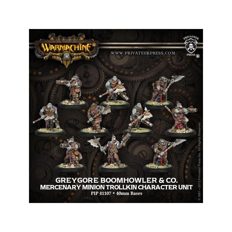 Warmachine - Mercenary - Greygore Boomhowler & Co. PIP41107