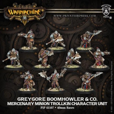 Warmachine - Mercenary - Greygore Boomhowler & Co. PIP41107