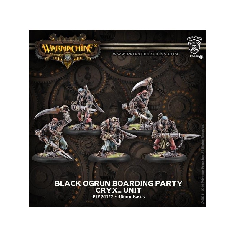 Warmachine - Cryx - Black Ogrun Boarding Party PIP34122