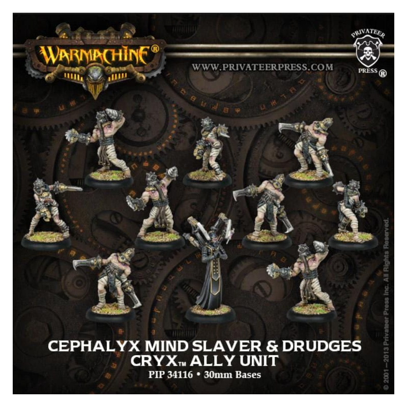 Warmachine - Cryx - Cephalyx Mind Slaver & Drudges PIP34116