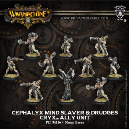 Warmachine - Cryx - Cephalyx Mind Slaver & Drudges PIP34116