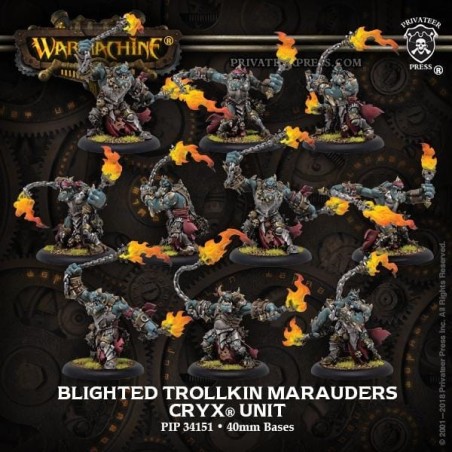 Warmachine - Cryx - Blighted Trollkin Marauders PIP34151