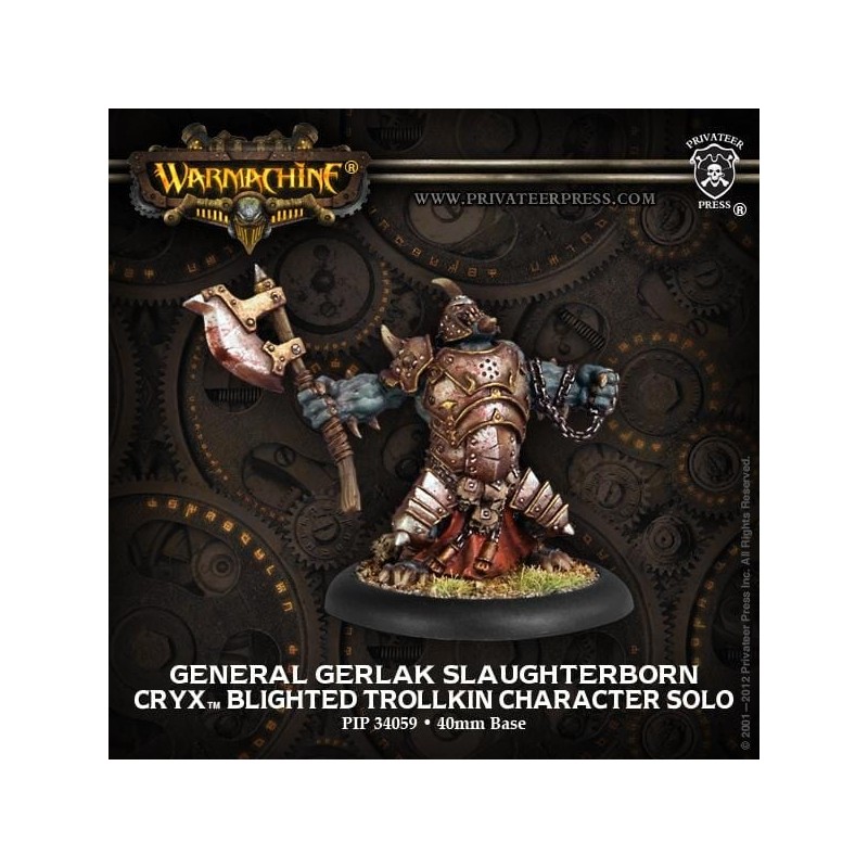 Warmachine - Cryx - General Gerlak Slaughterborn PIP34059